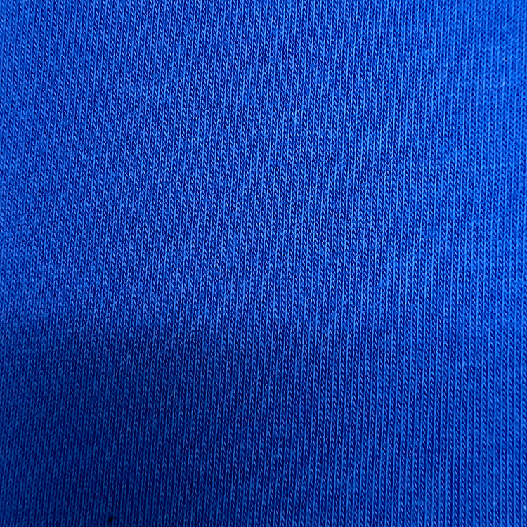 Royal Blue Polyester-Cotton Fleece Tkanina pre mikiny, mikiny a neformálne oblečenie